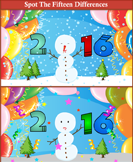 Spot the Differences 2016 New Year