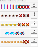 Subtraction Worksheets for Kindergarten | Turtle Diary